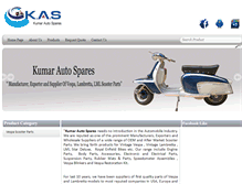 Tablet Screenshot of kumarautospares.com